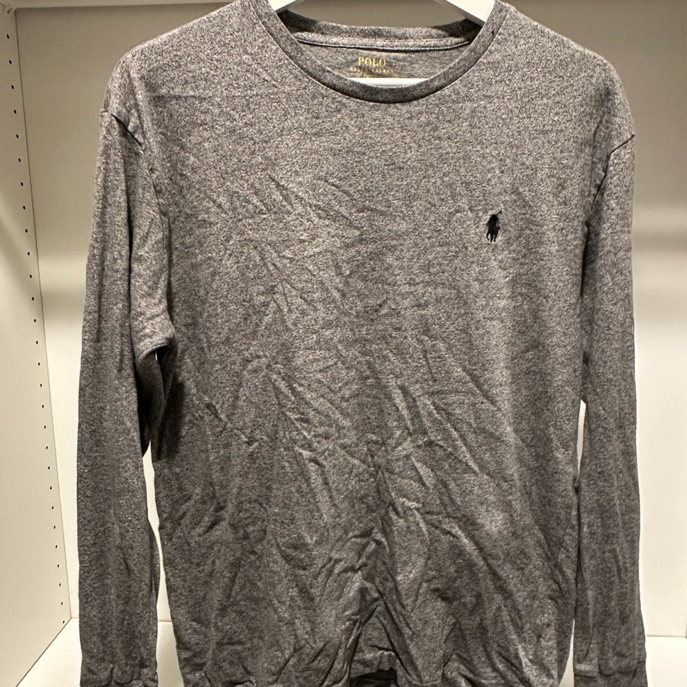 Polo by Ralph Lauren Gray Long Sleeve Tee